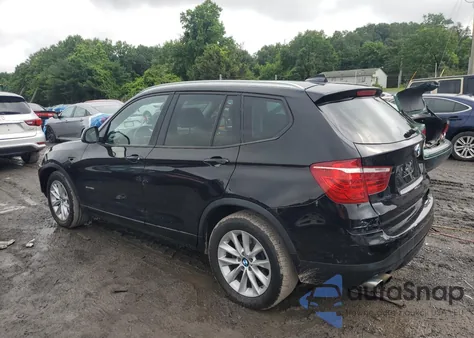 2017 BMW X3 Sdrive28I из США, поврежденный, VIN 5UXWZ7C39H0V91258